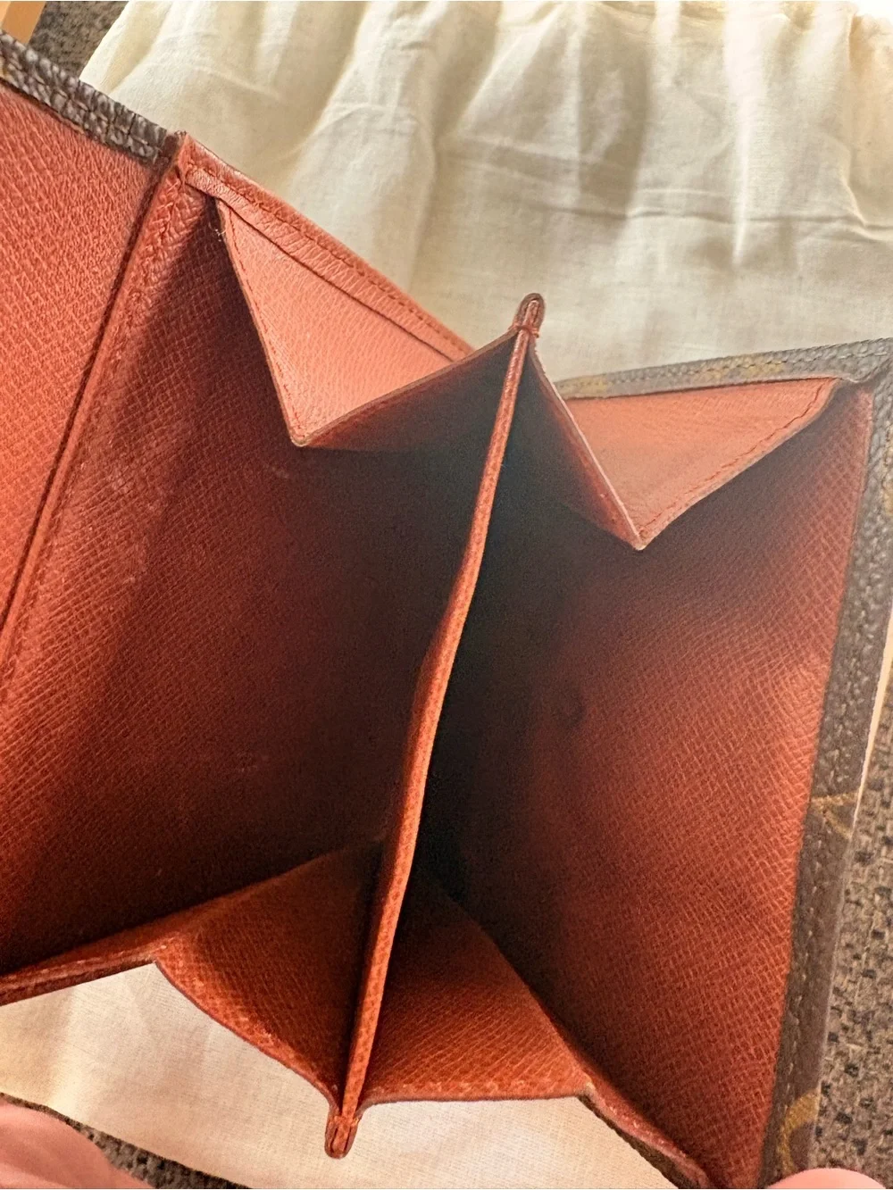 Vintage Louis Vuitton Monogram Compact Wallet made in France